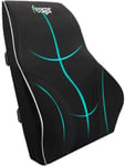 Feagar Lumbar Pillows Back Support Cushions Memory Foam Pillows for Car Seat Off