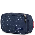 JASLEN - Sac Isotherme Repas Grande Capacité - Sac Isotherme Repas Lunch Box - Sac Isotherme Repas Bureau - Sac Isotherme Repas Homme - Sac Repas Isotherme, Bleu Marine