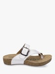 Josef Seibel Tonga 77 Leather Sandals, White