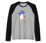 Mouse Skateboard Mouse Skateboarding Retro Skating Mouse Raglan Baseball Tee