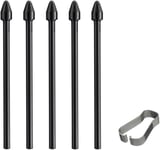 Lot De 5 Pointes De Rechange Originales Pour Samsung Galaxy Tab S7 Fe/S7/S7 Plus S Pen, Pointes Souples De Rechange Pour Samsung S Pen, Tab S7 Avec Outil De Montage/Démontage (5 Pièces, Noir)