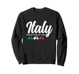 Italian Souvenirs Makes My Heart Skip A Beat Scooter Italy Sweatshirt