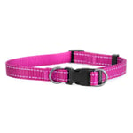 Dogman Justerbart Halsband Iris 10mm x 22-35cm Rosa