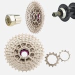 DAUERHAFT Cassette de vélo 11 Vitesses en Acier et Aluminium évidée, résistante à l'usure, pour vélo à 11 Vitesses(11 Speed 11-34T)