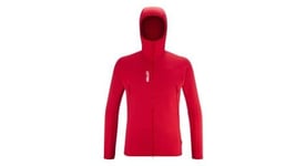 Polaire millet fusion grid hoodie rouge homme