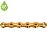 KMC X11SL Gold Ti-N Pre-waxed Chain - 11 Speed / 118 Links Waxed