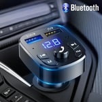 Auton handsfree Bluetooth 5.0 FM-lähetin autosarja MP3-soitin handsfree-kaiutin Audio Coche-sovitin vastaanotin USB-pikalaturi