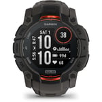 Garmin Instinct 3 50mm Solar Sports Watch (Black Bezel with Charcoal Band)