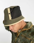 The North Face Womens Class V reversible bucket hat in khaki and stone-Green - Size Small/Medium