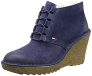 Hilfiger Denim GILL 4W, Bottines femme - Bleu - Blau (PEACOAT 409), 39 EU