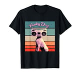 Funky dog retro boombox surreal pop cultures humor music T-Shirt