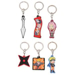 Naruto Porte Clef Enfant - Coffret Portefeuille Enfant et Lot Porte-Clés Anime Enfant Ado - Idée Cadeau Anime Manga (Multi Lot Porte-Clés)