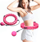 Dmtrab for Hula Hoop, Detachable, Adjustable Waist, Fitness Ring Massage Design For Children And Adults Rotating Massage Better Fat Burning New ABS Material, Adjustable Ball Weight