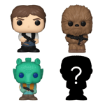 Funko Bitty Pop Han Solo Chewbacca Greedo Star Wars Mystery Figure (4 Pack)