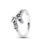 Pandora Bague Disney Fée Clochette en argent sterling avec zircones cubiques transparentes, taille 58