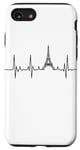 Coque pour iPhone SE (2020) / 7 / 8 Tour Eiffel Paris Heartbeat France