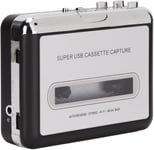 Enregistreur Lecteur Convertisseur De Cassettes En Mp3 2-En-1,Lecteur De Musique Audio Cassette Walkman Portable,Lecteur De Cassettes Usb De Cassettes En Mp3 Avec Casque Pour Ordinateur Portable