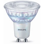 Philips Warm Glow LED-spotlampe, GU10, 2200-2700 K, 575 lm, dæmpbar