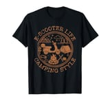 E-Scooter Life Camping Style T-Shirt