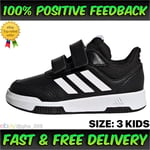 Adidas Tensaur Baby Hook and Loop Shoes Unisex Strap Trainers Size UK 3 Infants