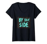 Womens Vibrant By Your Side Costume for Man and Woman V-Neck T-Shirt