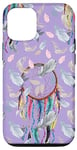 iPhone 14 Dreamcatcher Boho Rainbow Purple Feather Dreams Mauve Lilac Case