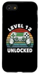 iPhone SE (2020) / 7 / 8 Level 12 Unlocked Video Gamer 12 Birthday 12 Year Old Funny Case