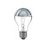 Toppförspeglad glödlampa silver 710lm E27 60W