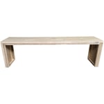 Wood4you - Banc de jardin Amsterdam échafaudage bois - 200 cm - Brun