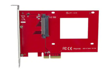 StarTech.com U.2 till PCIe-adapter för 2,5" U.2 NVMe SSD - SFF-8639 - x4 PCI Express 4.0 - gränssnittsadapter - Ultra M.2 Card - PCIe 3.0 x4