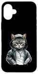 Coque pour iPhone 16 Plus American Shorthair Cat Thug Cat Gangster Cat Gangster Life