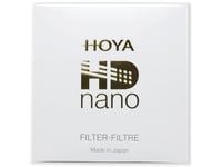 Hoya 58 Mm Uv (0) Hd Nano, 5,8 Cm, Klart Kamerafilter, Mrc (Multi Resistant Coating), 1 Styck