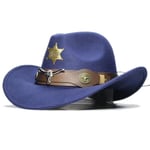 10cm iso lieri Cowboy hattu 2023 Syksy Talvi kihara lieri punk tyyliin iso lierinen miesten ja naisten siisti pyöräilyhattu Western Cowboy hattu