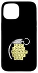 Coque pour iPhone 15 Jeu de blocs de lettres amusant Choisissez soigneusement vos mots