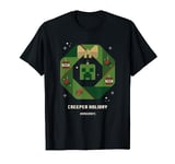 Minecraft Christmas Creeper Holiday Xmas Crown Portrait T-Shirt