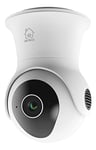 DELTACO Smart Home Caméra de sécurité IP Intelligente - Outdoor IP65 - PTZ - Mobile - 2MP 1080p - ONVIF/RTSP - WiFi - App - Blanc