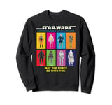 Star Wars Action Figures May The Force Be With You Sweatshirt