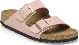 Birkenstock Women's Arizona Nubuck Leather Regular Soft Pink, 36