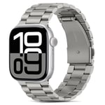 Tasikar Compatible avec Bracelet Apple Watch 49mm 46mm 45mm 44mm 42mm Premium Métal Acier Inoxydable Bracelet Compatible avec Apple Watch SE 2 SE Séries 10 9 8 7 6 5 4 3 2 1, Titane