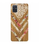 Coque Galaxy S20 Effet Bois Marbre Fleur dentelle Blanc Chic