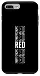 Coque pour iPhone 7 Plus/8 Plus Rouge