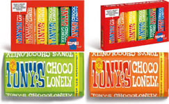 Tony's Chocolonely Rainbow Tasting Pack - 288 Gram - Small Chocolate 288 gram