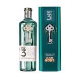 No.3 London Dry Gin With Gift Box, Voted Best Gin in The World 4 Times, Great For Cocktails Including Martini, Cocktail Mixer for Negroni, Gin & Tonic & Tom Collins, 46% ABV,70cl