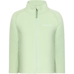 Didriksons Monte 10 zip fleecegenser til barn, Light Green