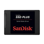 SanDisk SSD PLUS 240 GB Sata III 2.5 Inch Internal SSD, Up to 530 MB/s, Black, Disque SSD
