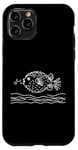 iPhone 11 Pro Line Art Fish & Ichthyologist Amazon Puffer Case