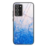 Samsung Galaxy Note 20 Ultra / Ultra 5G - Hybrid cover med bagside af glas - Marmor Design - 07