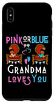 Coque pour iPhone XS Max Rose ou bleu Grandma Loves You Granny Nana Mimi Grandmother