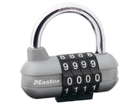 Master Lock 1520Eurd, Konventionellt Hänglås, Kombinationslås, Huvudnyckel, Svart, Rostfritt Stål, Metall, Härdat Stål