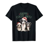 Happy collie christmas T-Shirt